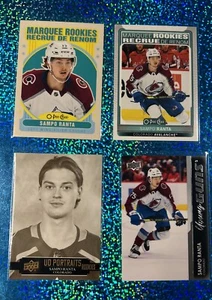 2021-22 SAMPO RANTA 4 Card Rookie Lot Young Guns, + Colorado Avalanche / Sweden - Picture 1 of 6