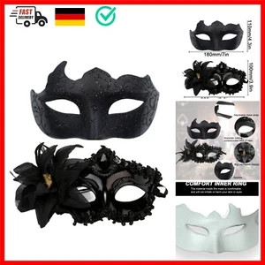 2 Stück Venezianische Maske Damen, Maskenball Maske, Maske Venezianischen Kar... - Bild 1 von 8