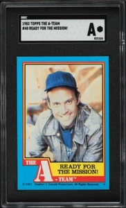 1983 Topps The A-Team Ready For The Mission! #40 SGC AUTH - Picture 1 of 2