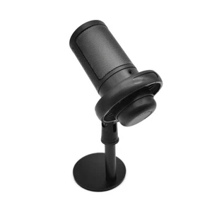 80dB Microphone Stream Condenser Podcast Mic RGB Light Effect White / Black - Picture 1 of 24