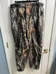 Red Head Bone Dry Mossy Oak Camo Insulated Pants Duck Hunting Medium Squaltex - Picture 1 of 12