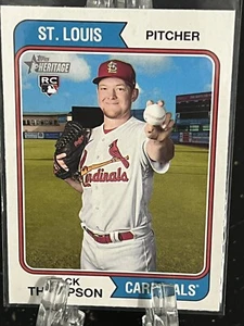 ZACK THOMPSON-----2023 TOPPS HERITAGE-----ROOKIE---CARDINALS---FREE SHIPPING - Picture 1 of 2