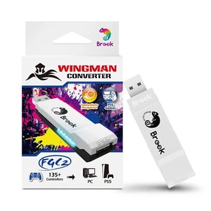 Convertidor Brook Wingman FGC 2 - Joystick Arcade para PS5 Todos los Juegos - Imagen 1 de 9