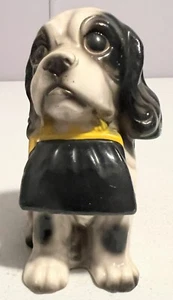 Cocker Spaniel Dog Figurine w/ Purse Figurine Vintage Japan 4" - Picture 1 of 5