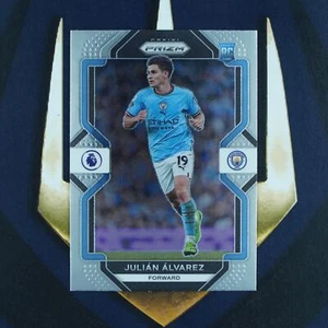 Julian Alvarez 2022-23 Panini Prizm EPL Base #16 Manchester City RC - Picture 1 of 10