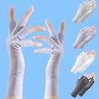 Breathable Thin Fingerless Gloves Outdoor Riding Driving Gloves Sunscreen J9A6