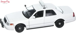 MotorMax Ford Crown Victoria 2010 White - Lights Police Interceptor 1/24 - Picture 1 of 1