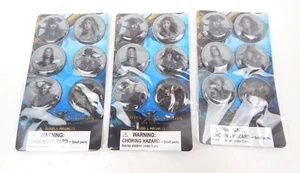 4G 3 juegos de imanes de burbuja Piratas del Caribe 6 piezas 2017 sellados NUEVO - Imagen 1 de 4