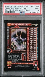 Limited Alt Foil Cell, Resident of HFIL #69 DBZ DBGT Dragon Ball Z PSA 9 - Picture 1 of 2