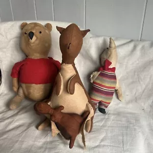 Winnie The Pooh, Piglet Kanga/Roo- Agnes Brush Pre-Disney 40s/50s Collectibles * - Picture 1 of 18