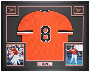 Cal Ripken Autographed and Framed Orange Orioles Jersey Auto Fanatics COA - Picture 1 of 5
