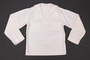 Vietnam US Navy Jumper 38 R Named White Serge Summer Military Service Uniform - Picture 1 of 6