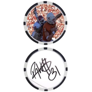 Roy Williams Oklahoma College Football Hall of Fame Chip - FIRMATO - Foto 1 di 2