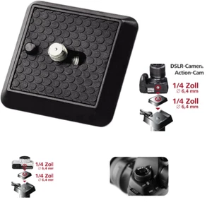 Hama Schnellkupplungsplatte (Für Stative Profil 70 - 89 Und Gamma, a 1/4 Zoll Ge - Bild 1 von 1