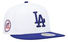 New Era Los Angeles Dodgers 1980 As Patch Fitted Hat White Size 8 Blue Brim