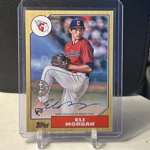 2022 topps series 2 1987 35th anniversary auto eli morgan #87ba-emo - Picture 1 of 2