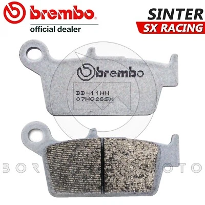 REAR BRAKE PADS BREMBO SINTERED RACING KAWASAKI KLR 250 2000 - Image 1 of 3