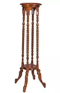 Blumenhocker Mahagoni Blumenständer Pflanzenhocker Pflanzentisch Retro Holztisch - Bild 1 von 5