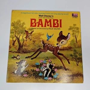 Walt Disney's Story And Songs From Bambi (Vinyl LP, 1969, Disneyland ST 3903) - Picture 1 of 7