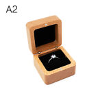 Wood Wedding Ring Gift Boxes Case Packaging For Jewelry Ring Necklace Holder&
