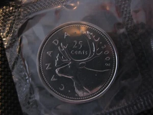 2003 "WP" Canadian Prooflike Quarter ($0.25) - Bild 1 von 2