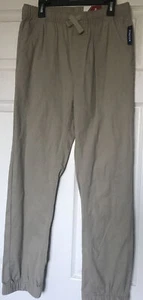 Izod Boys Size 18 Regular Khaki Stretch Joggers With 4 Pockets New Condition - Picture 1 of 5