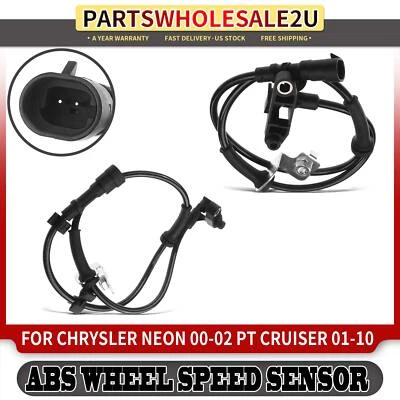 2 件前侧 ABS 车轮速度传感器适用于克莱斯勒 Neon PT Cruiser 道奇普利茅斯 — 第 1/4 张图片