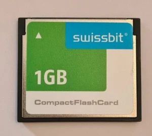 SWISSBIT 1GB COMPACT FLASH CARD - SPEICHERKARTE - MADE IN GERMANY - Bild 1 von 3