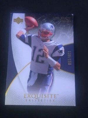 2007 Upper Deck Exquisite Collection Base TOM BRADY #37    138/150  READ - Image 1 of 4