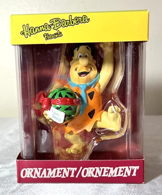 Fred Picapiedra con Bola de Bolos Tarjetas Carlton Adorno de Navidad Foto 1 de 3