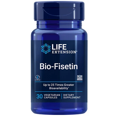 Bio-Fisetin, 30 caps Life Extension Optimized cellular, cognitive and longevity - Image 1 of 2