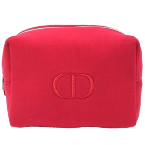 Christian Dior Kosmetik Beauty Tasche Rot Kosmetiktasche Kulturbeutel Reiseetui Logo - Bild 1 von 11