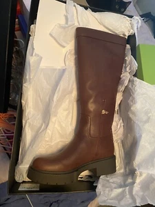 WOMENS Coach Lilli Leather Boots 8.5 B - Picture 1 of 2