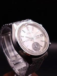 Vintage 1971 JAPAN SEIKO CHRONOGRAPH 7018-7000 23Jewels Automatic Rare, USED JP - Picture 1 of 11