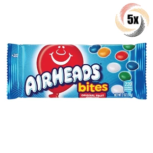 5x Packs Airheads Original Fruit Assorted Flavors Chewy Candy Bites | 2oz - Picture 1 of 3