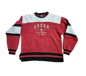 Vtg San Francisco 49ers Sweater Mens XL Pro Player NFL Color Block, Embroidered - Picture 1 of 14