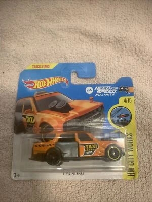 HOT WHEELS TIME ATTAXI ORANGE TRACK STARS  - Image 1 of 4