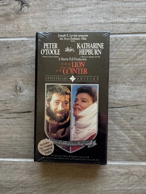 The Lion in Winter (VHS NEW Sealed Watermarks) Katharine Hepburn Peter O'Toole - Image 1 of 3