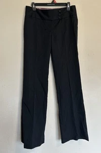 Vintage Y2K Stooshy Pinstripe Low Rise Bootcut Pants 7 Office Siren Cyber Grunge - Picture 1 of 6