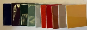 Lote De 10 Azulejos Cerámicos 4.25 Arco Iris 10 Colores Daltile México EE. UU. Mosaicos - Imagen 1 de 9