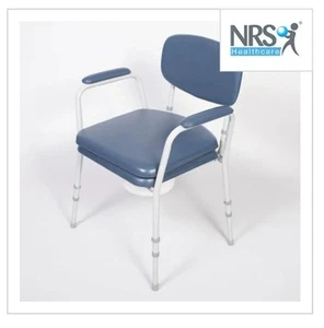 NRS Healthcare Compact Dovedale Height Adjustable Commode with Seat - Picture 1 of 1