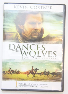 Dances with Wolves 20th Anniversary DVD Movie Film Kevin Costner Mary McD. BB720 - Image 1 of 4