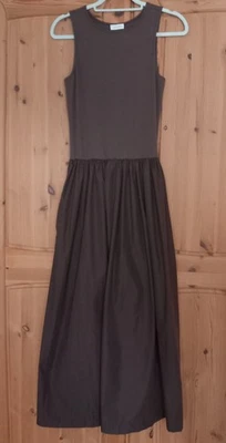 JC Sophie Kleid braun Gr. 36 S(38) Oben eng anliegend unten weit Midikleid braun - Bild 1 von 3