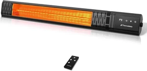 Small Outdoor Electric Infrared Heater for Patio Thermomate 1500W IP65 Low Glare - Picture 1 of 8
