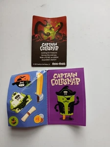 Wendy's Frosty Frights Captain Coldsnap Figure 2025 Pirate Version Stickers - Picture 1 of 3