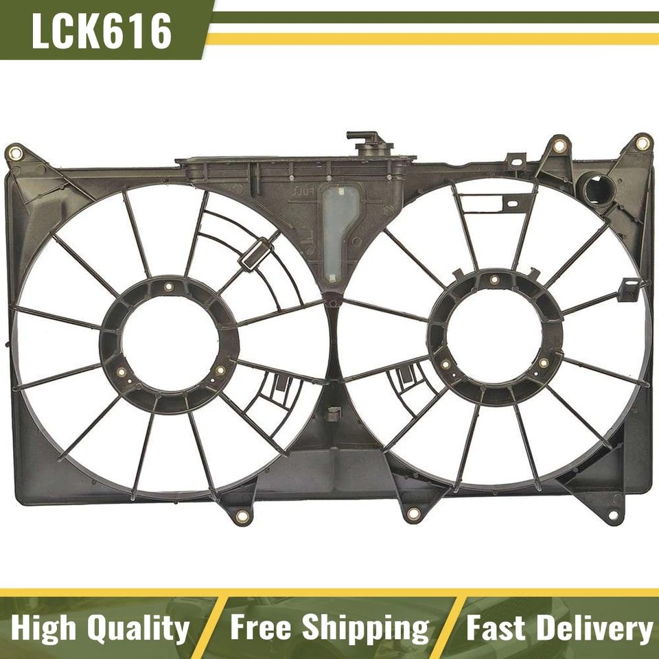 Cubierta del ventilador de refrigeración del radiador Dorman con tanque de botella de desbordamiento de refrigerante para IS300 Foto 1 de 3