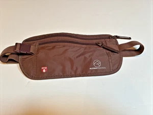 Cinturón de dinero oculto Alpha Keeper RFID - marrón - Imagen 1 de 7