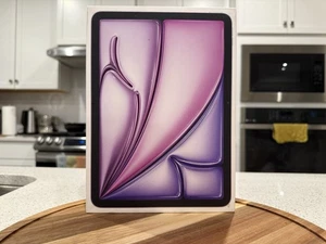 Apple iPad Air 11-inch M2 256GB Purple WIFI ✅ NEW SEALED WARRANTY!!! ✅ - Picture 1 of 3