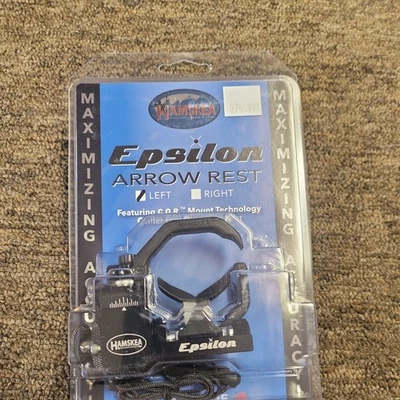 Hamskea Epsilon Arrow Rest with Universal Bracket - Left Hand - Black #213882 - Image 1 of 4