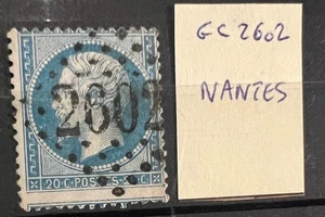 🦬 Empire N°22 - 20 c bleu - Losange GC 2602- Nantes🦬 - Picture 1 of 1